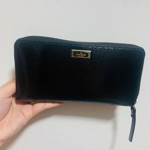 kate spade black wallet